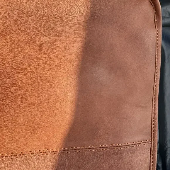 Cuero Vintage Look Handmade Leather Travel Messenger Bag Laptop Briefcase